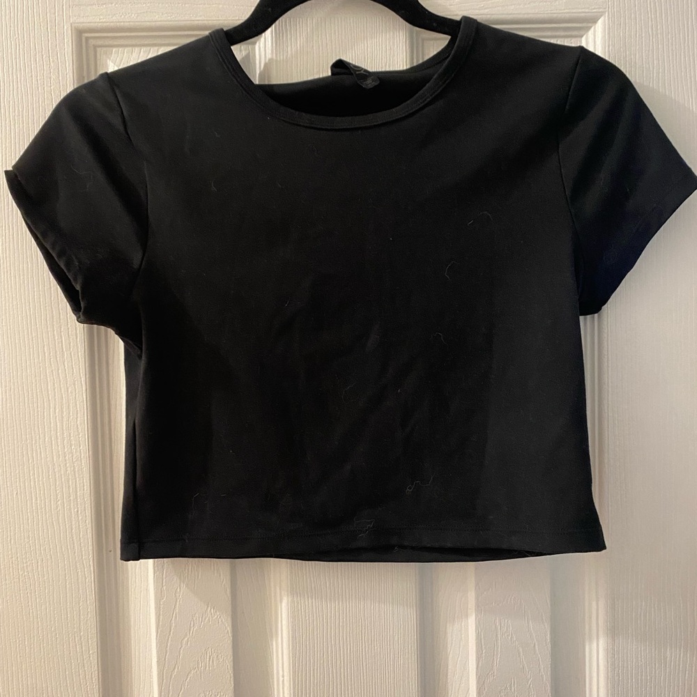 Black Crop Top